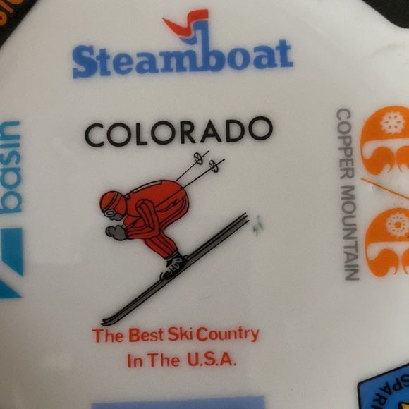 Vintage Colorado Ski Plate - Picture 2 of 8